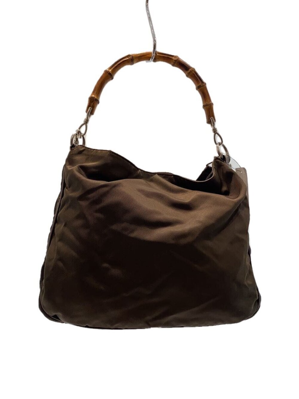 Gucci Shoulder Bag Bamboo Khaki Green